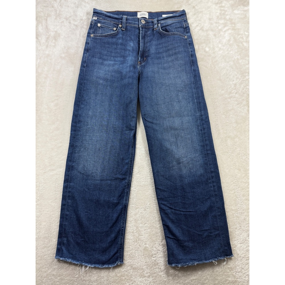 Citizens of Humanity Womens Palma Petite Straight Leg Blue Jeans 26P Meas: 28x25
